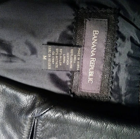 Banana Republic 100% Genuine Leather Jacket - Picture 5 of 8